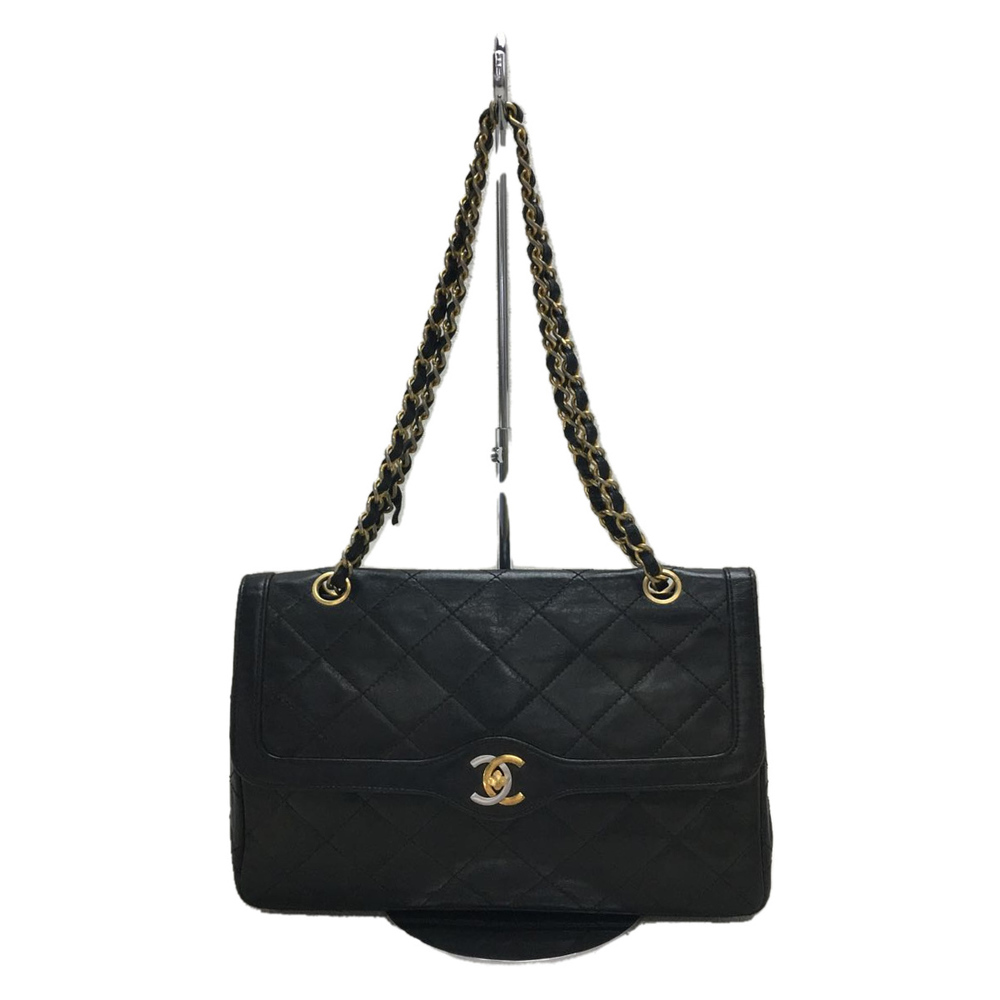 Chanel Double Flap Matelasse Leather Chain Shoulder Bag